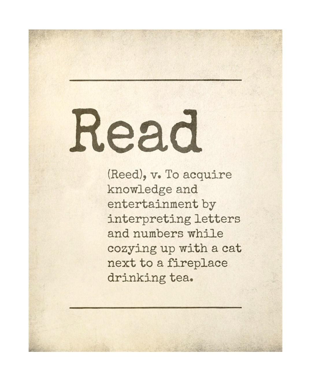 Read - description - best read posters