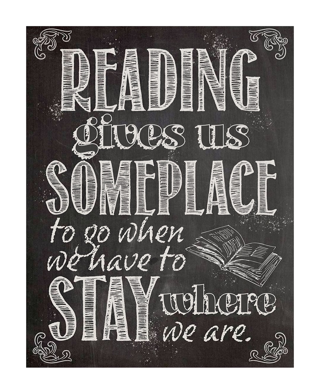 Reading gives us someplace to go - best read posters