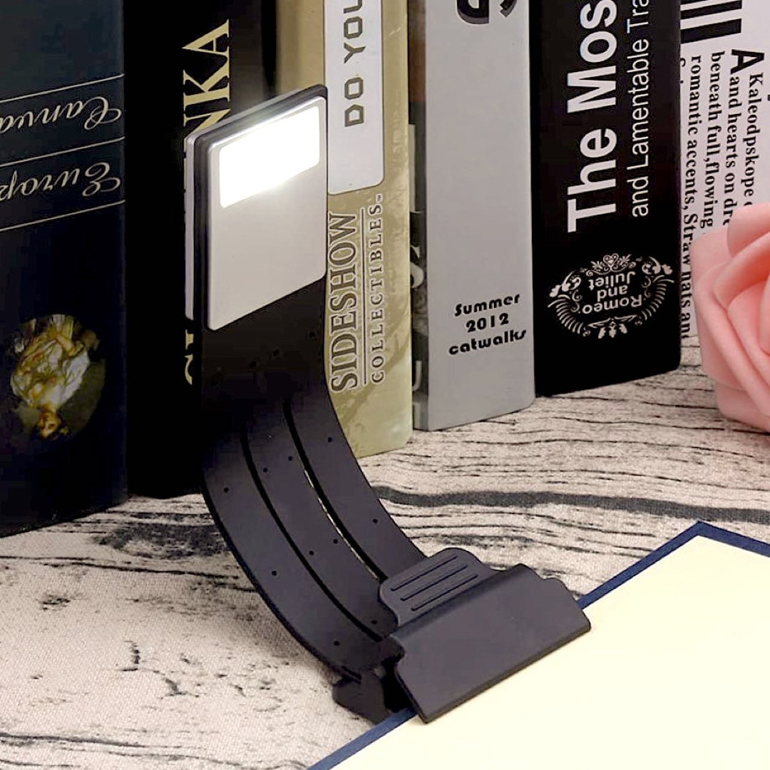 Reading light and bookmark in one - best gifts for bookworms