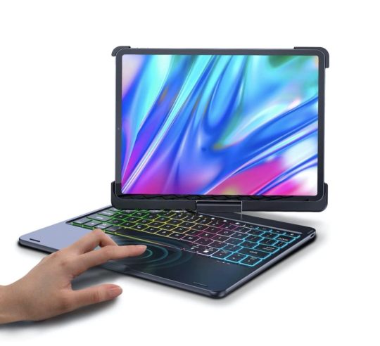 Rotating iPad Pro 11 trackpad keyboard case