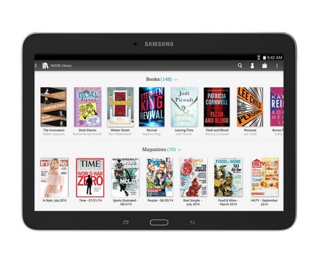 10.1-inch Galaxy Tab 4 Nook launches at a special introductory price of $299
