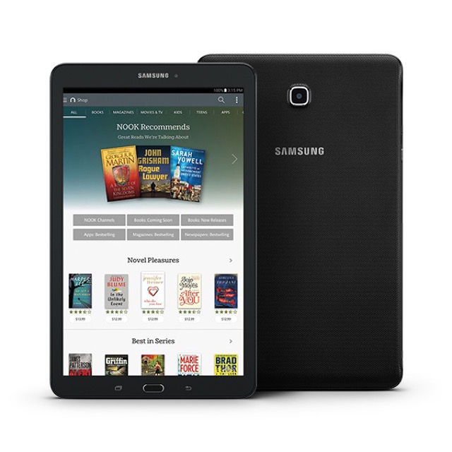 Samsung Galaxy Tab E Nook 9.6 – tech specs, comparisons, pics, and more