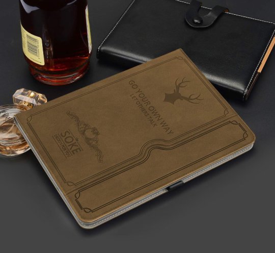 Slimline case cover for Apple iPad 9.7 - great for book lovers