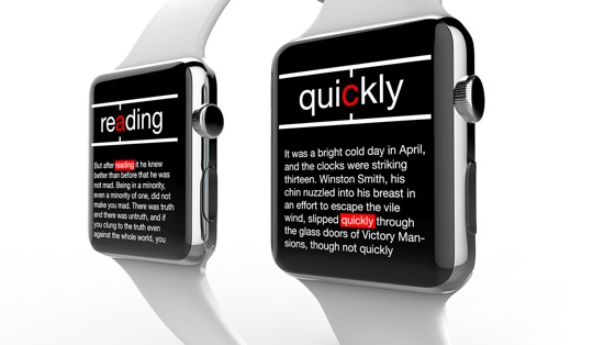 Reading on a smartwatch is possible thanks to ORP technology (pictures)