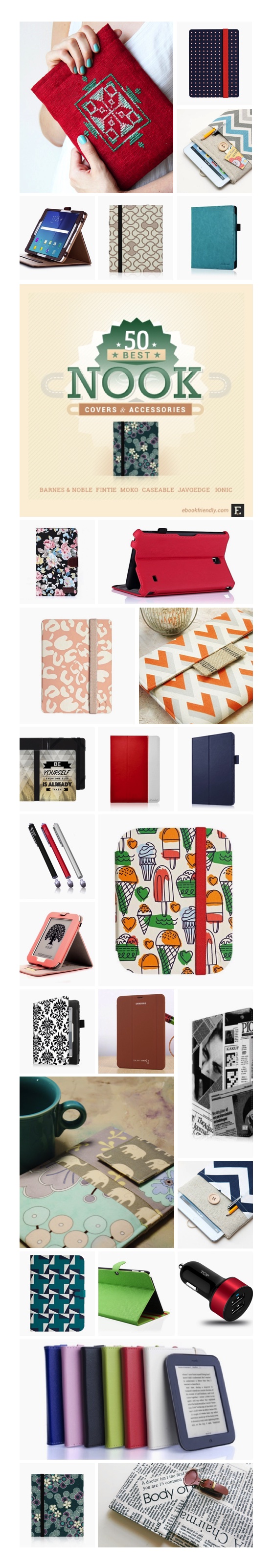 Most trendy Nook covers and accessories (infographic)