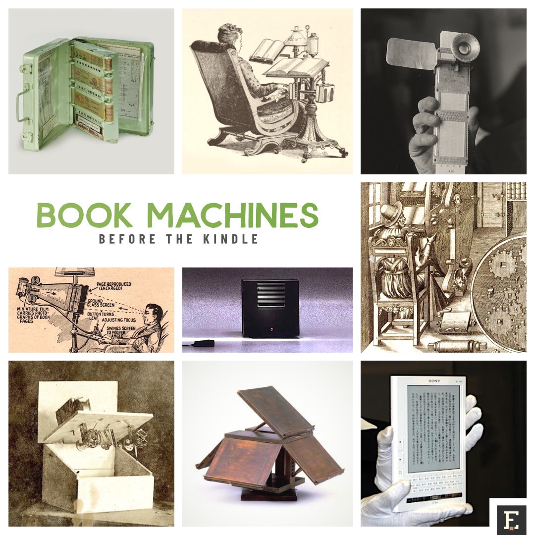 12 fascinating book machines before the Kindle