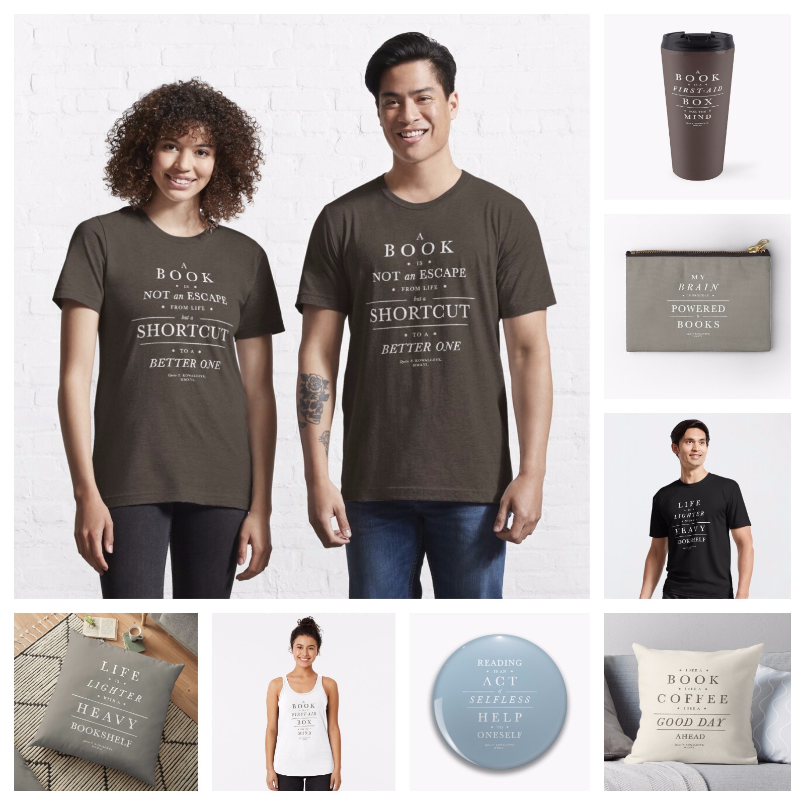 Vintage book quotes by Piotr Kowalczyk on Redbubble